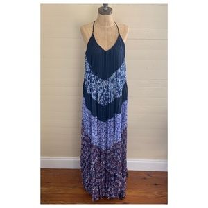 BCBG Maxazria Juna Maxi Colorblock Dress - XS